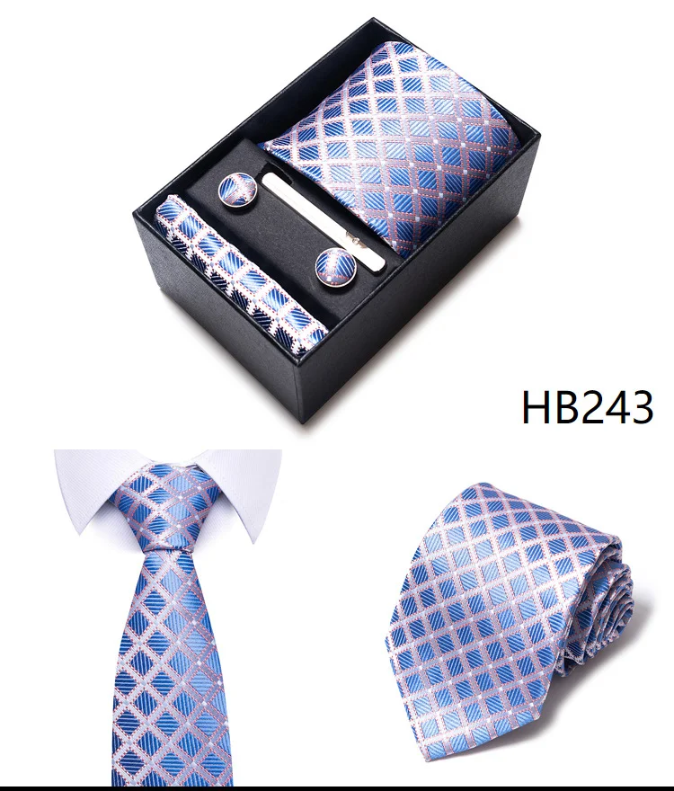Gift box for men 8cm tie Business formal jacquard business professional tie suit for men - Image 21