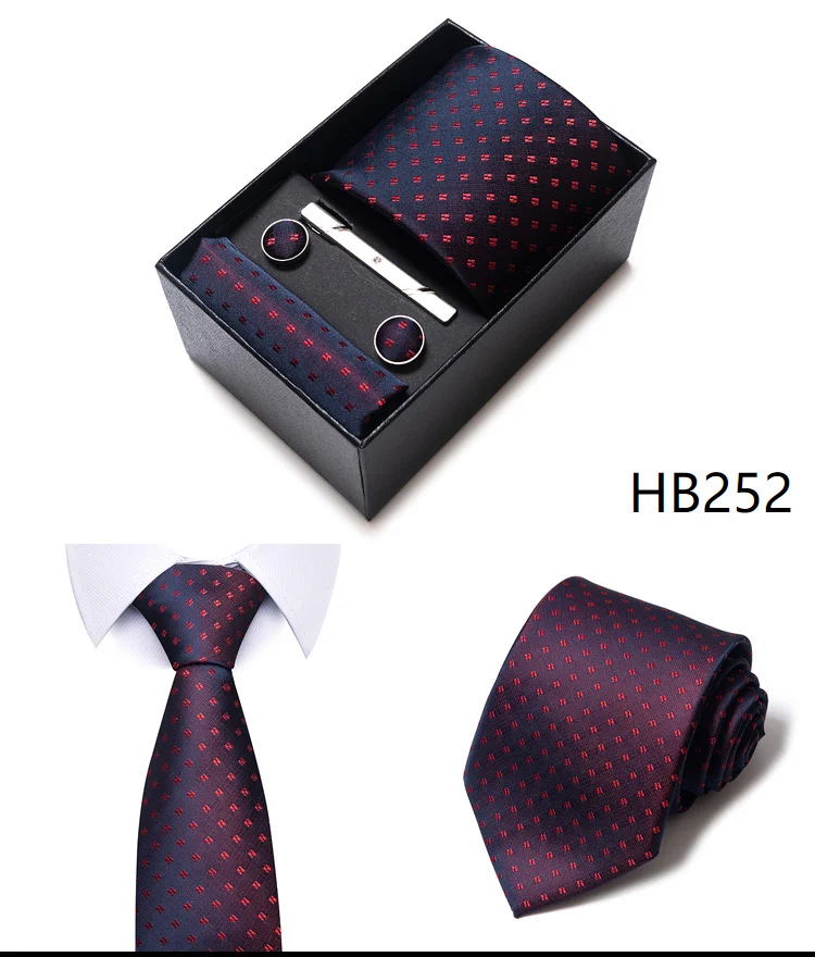 Gift box for men 8cm tie Business formal jacquard business professional tie suit for men - Image 30