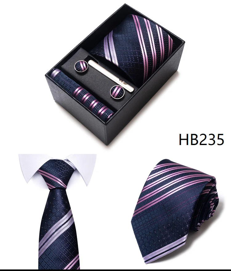 Gift box for men 8cm tie Business formal jacquard business professional tie suit for men - Image 13