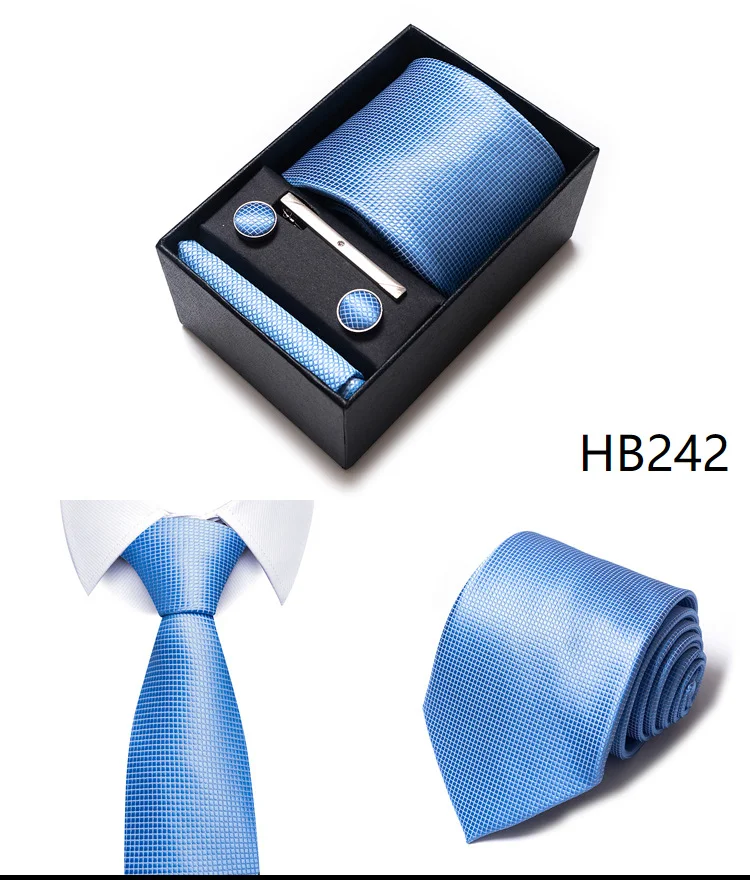 Gift box for men 8cm tie Business formal jacquard business professional tie suit for men - Image 20