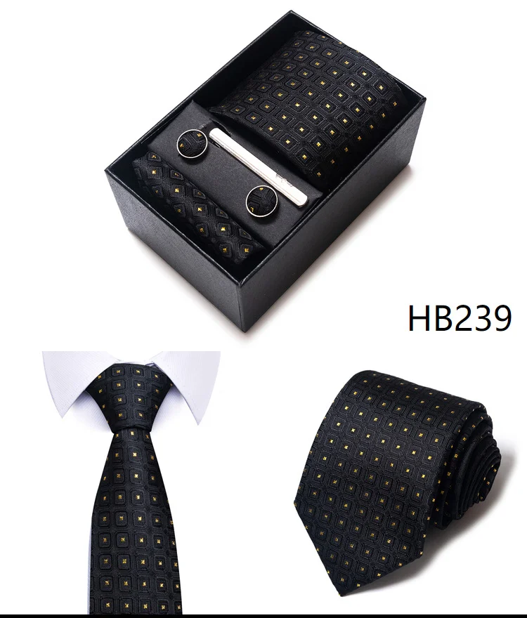 Gift box for men 8cm tie Business formal jacquard business professional tie suit for men - Image 17