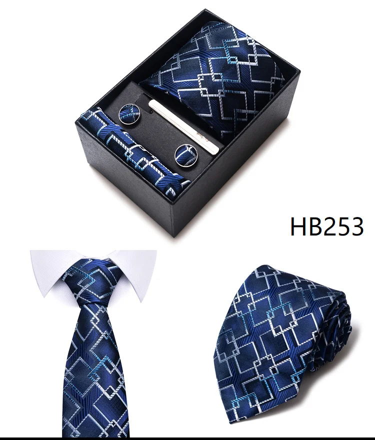 Gift box for men 8cm tie Business formal jacquard business professional tie suit for men - Image 31