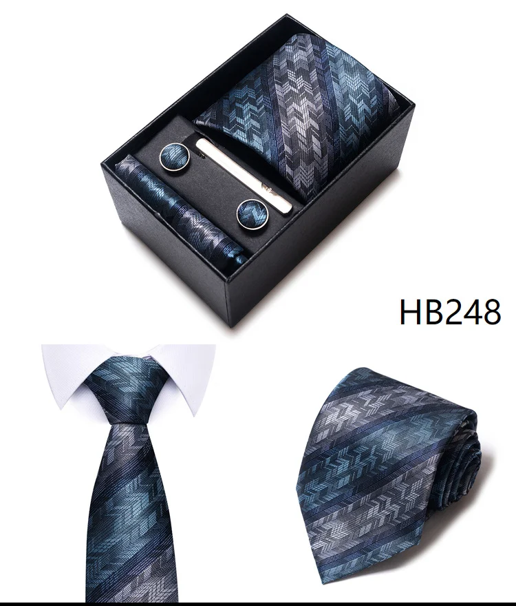 Gift box for men 8cm tie Business formal jacquard business professional tie suit for men - Image 26