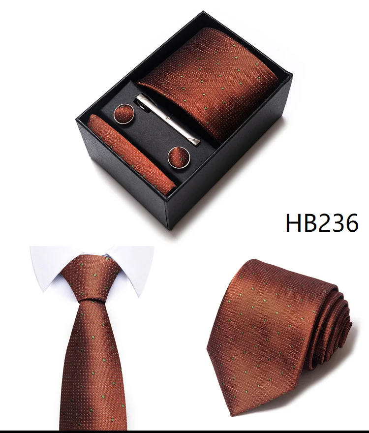 Gift box for men 8cm tie Business formal jacquard business professional tie suit for men - Image 14