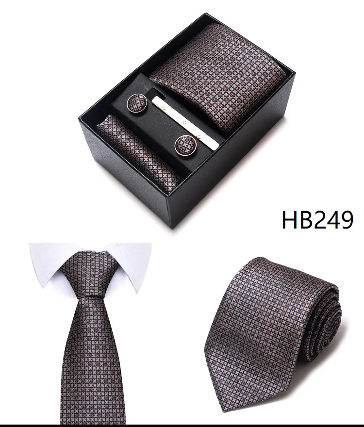 Gift box for men 8cm tie Business formal jacquard business professional tie suit for men - Image 27