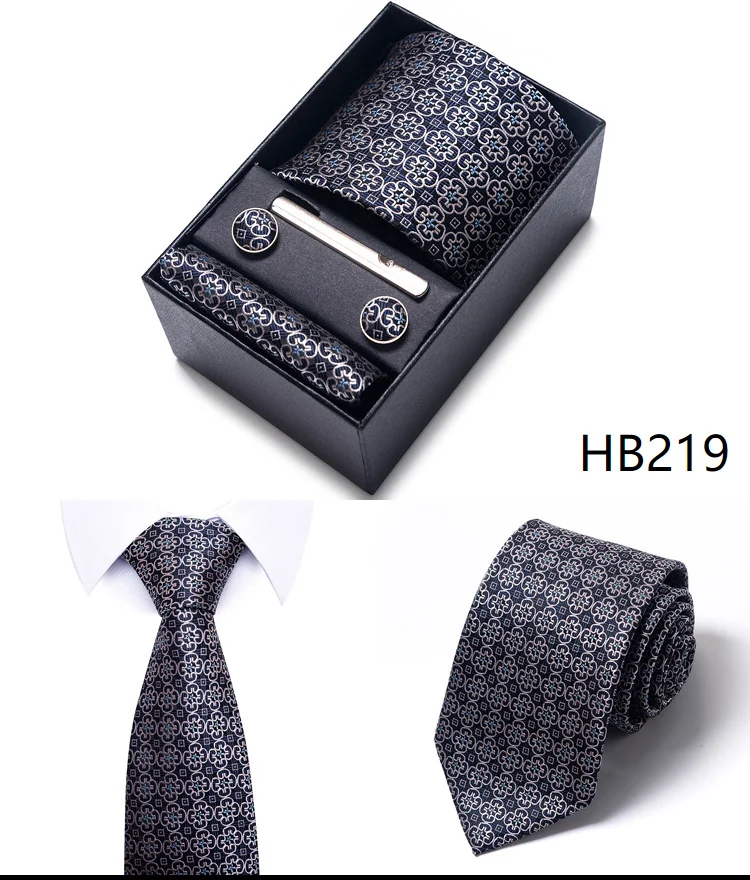 Gift box for men 8cm tie Business formal jacquard business professional tie suit for men - Image 11