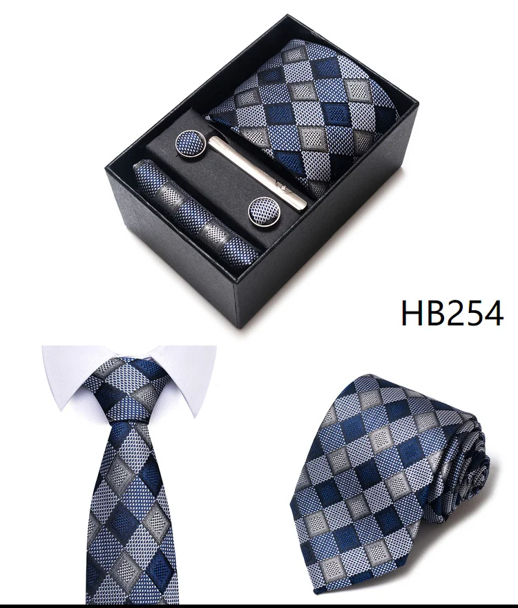 Gift box for men 8cm tie Business formal jacquard business professional tie suit for men - Image 32