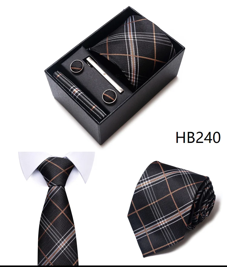 Gift box for men 8cm tie Business formal jacquard business professional tie suit for men - Image 18