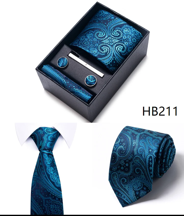 Gift box for men 8cm tie Business formal jacquard business professional tie suit for men - Image 3