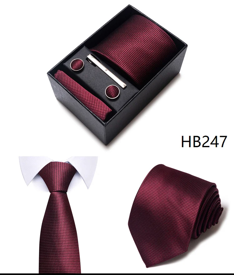 Gift box for men 8cm tie Business formal jacquard business professional tie suit for men - Image 25