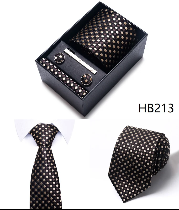 Gift box for men 8cm tie Business formal jacquard business professional tie suit for men - Image 5