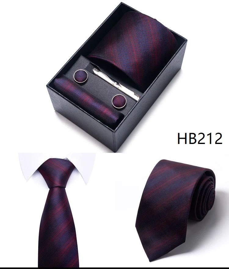 Gift box for men 8cm tie Business formal jacquard business professional tie suit for men - Image 4
