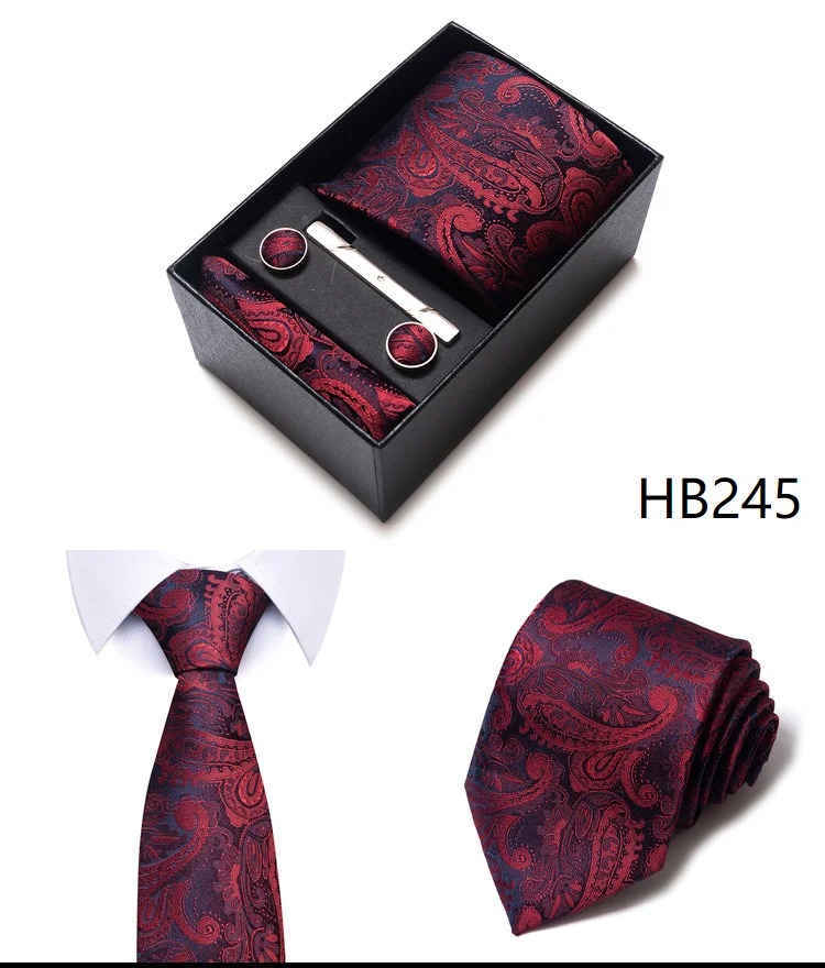 Gift box for men 8cm tie Business formal jacquard business professional tie suit for men - Image 23