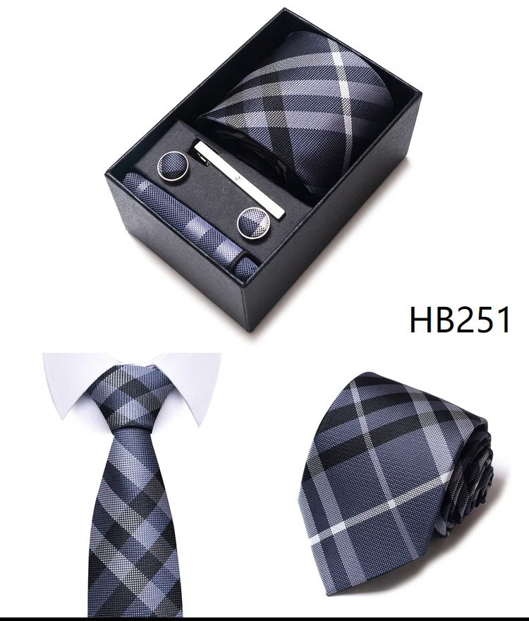 Gift box for men 8cm tie Business formal jacquard business professional tie suit for men - Image 29
