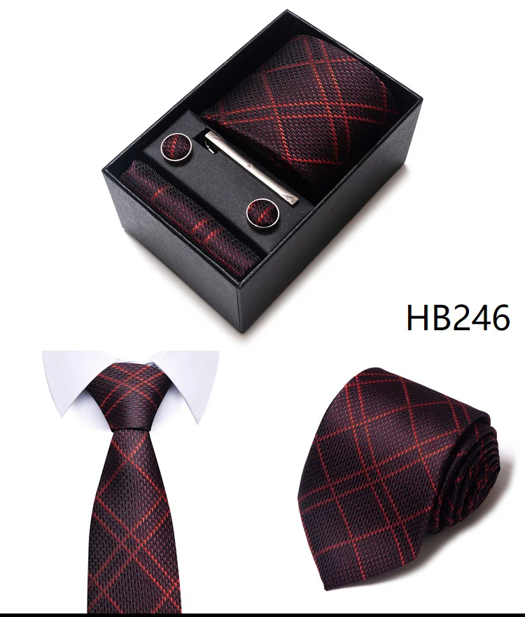 Gift box for men 8cm tie Business formal jacquard business professional tie suit for men - Image 24