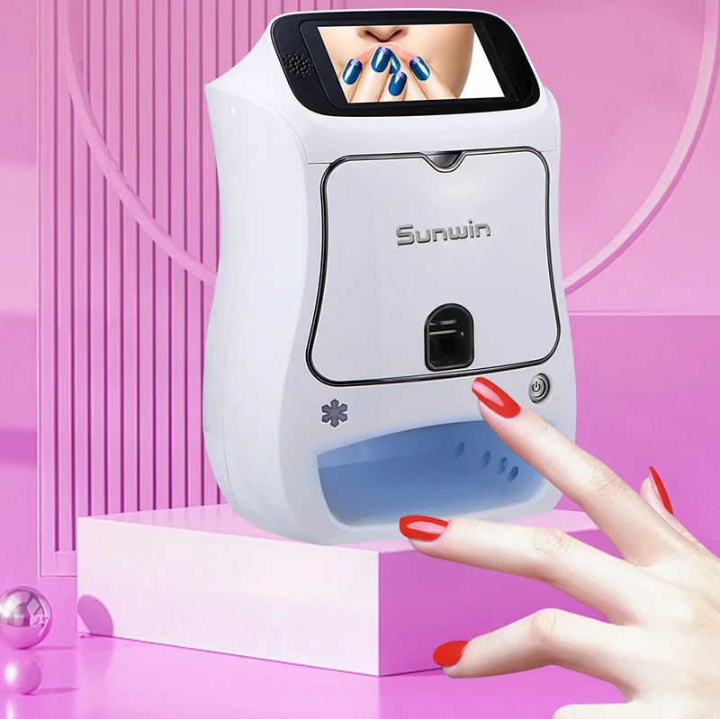 Creative automatic drying all-in-one nail art printing and painting printer 3D fully automatic smart nail art machine nail printing machine - Image 6