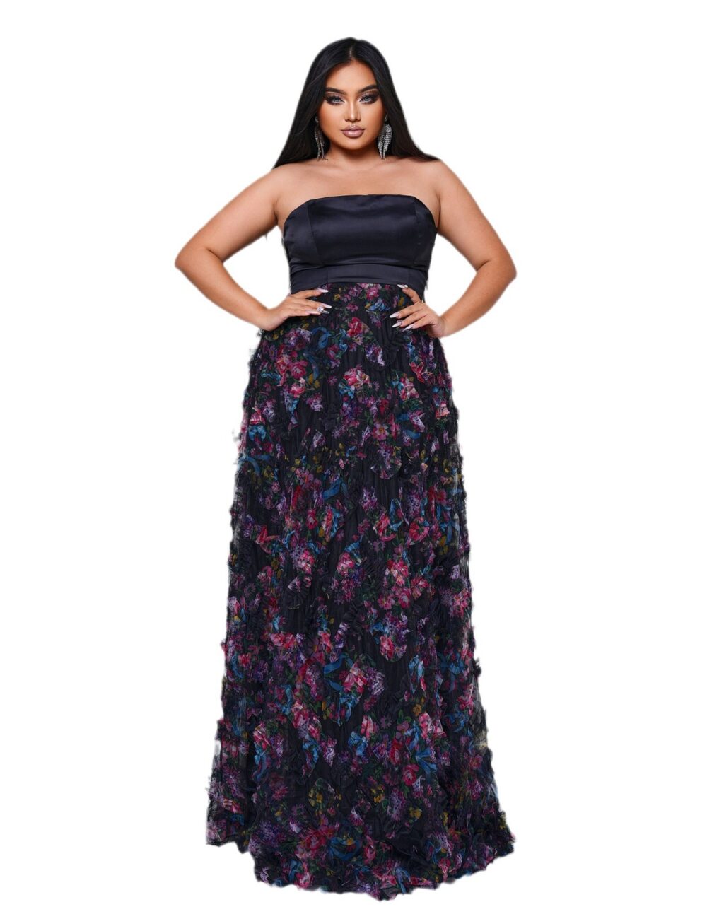 Women's long chest wrap one-shoulder party sexy big swing evening dress female - Image 6