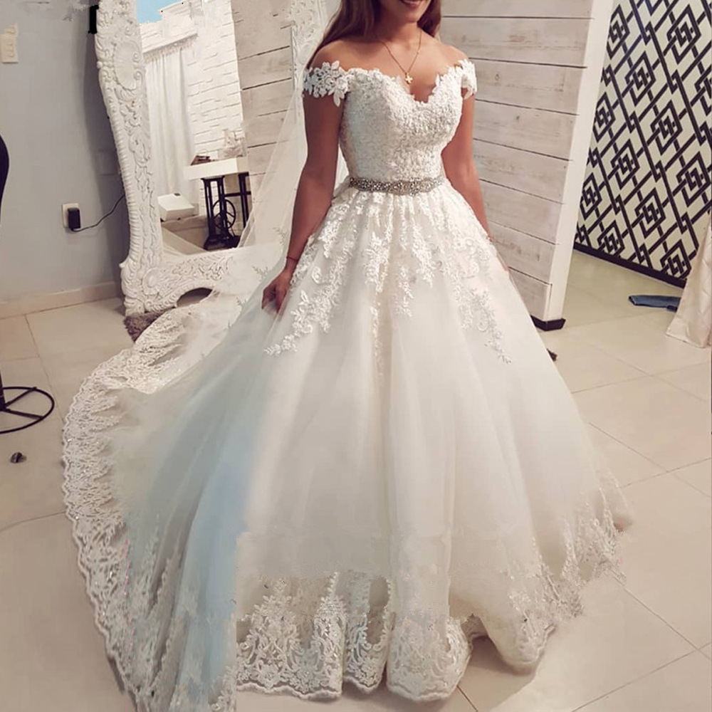 2026 New Summer Mid-Length Sleeve Fashionable White Elegant Mid-Waist A-Line V Neck Chinoiserie Short Export Wedding Dress Can Be Customized